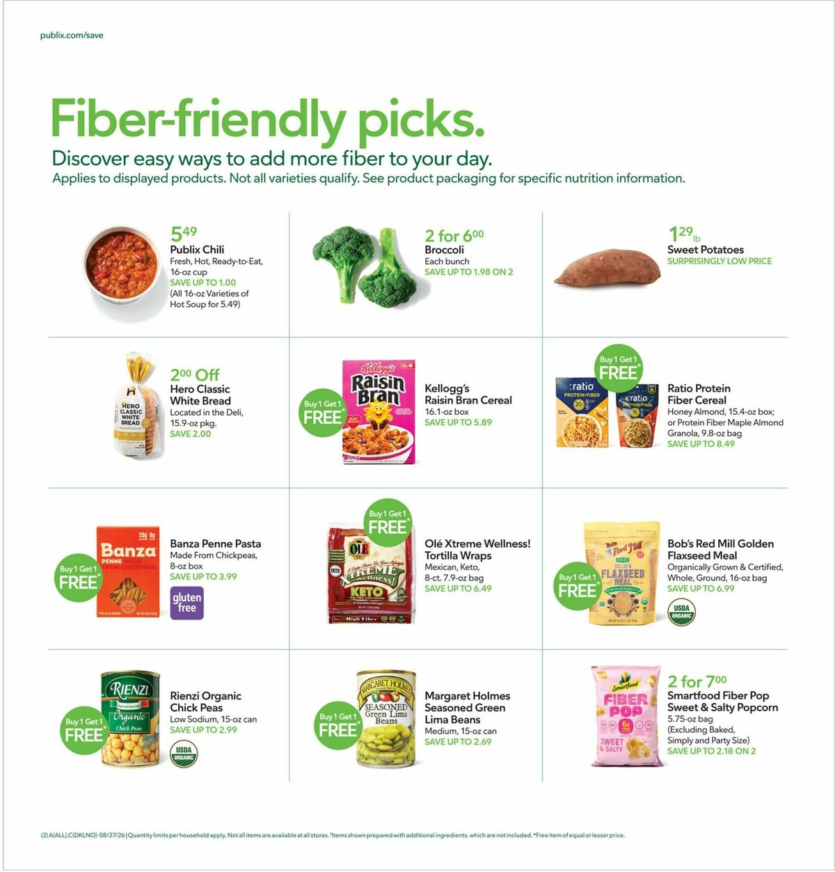 Publix Weekly Ad from August 26