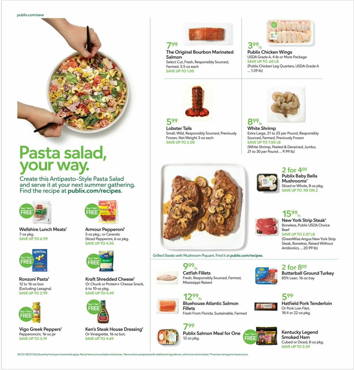 Publix Weekly Ad from August 26