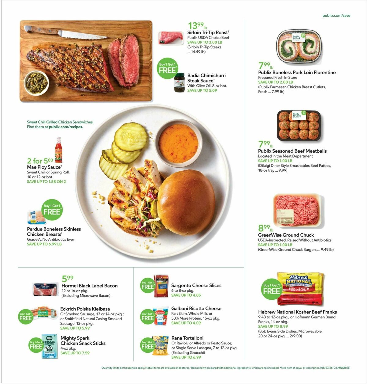 Publix Weekly Ad from August 26