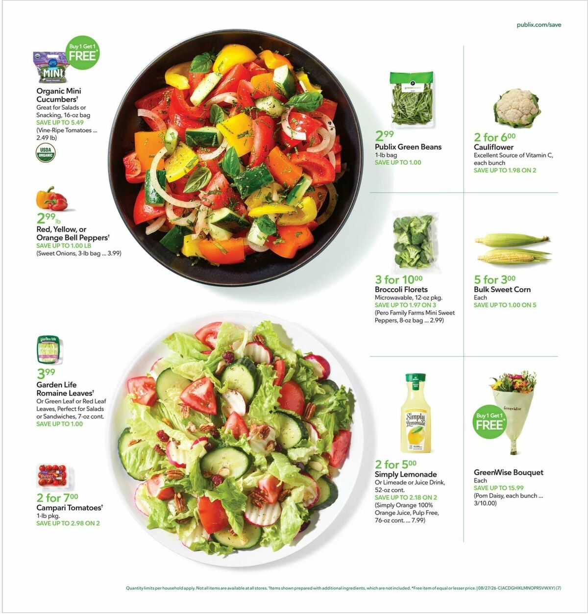 Publix Weekly Ad from August 26