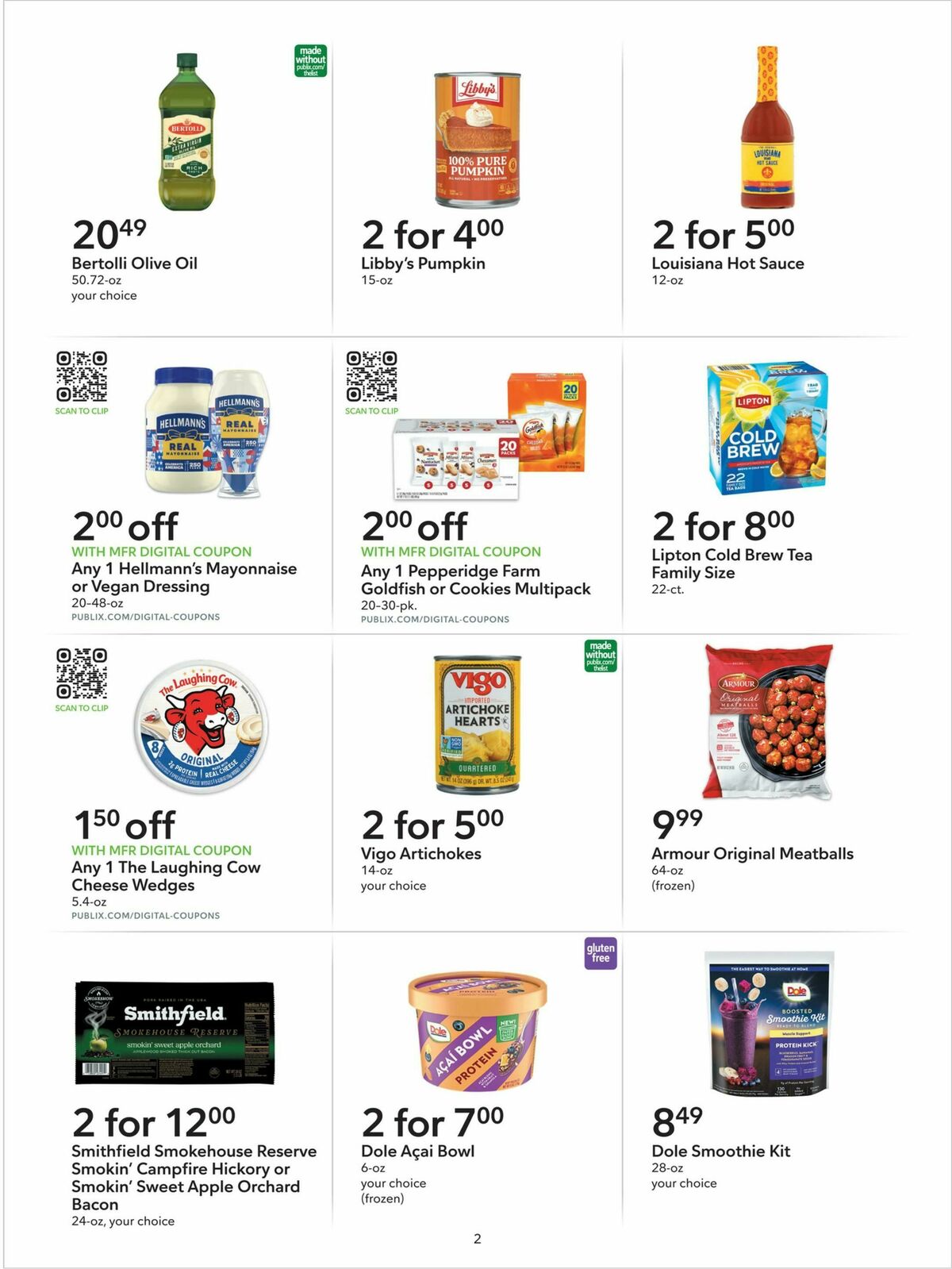 Publix Extra Savings Weekly Ad from August 26