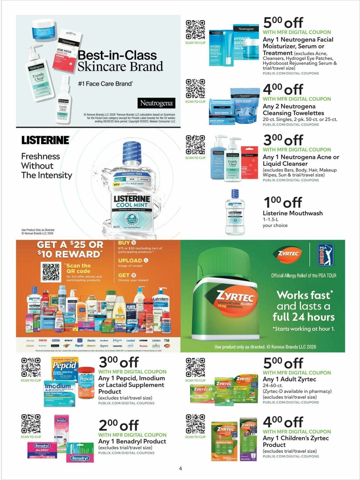 Publix Extra Savings Weekly Ad from August 26