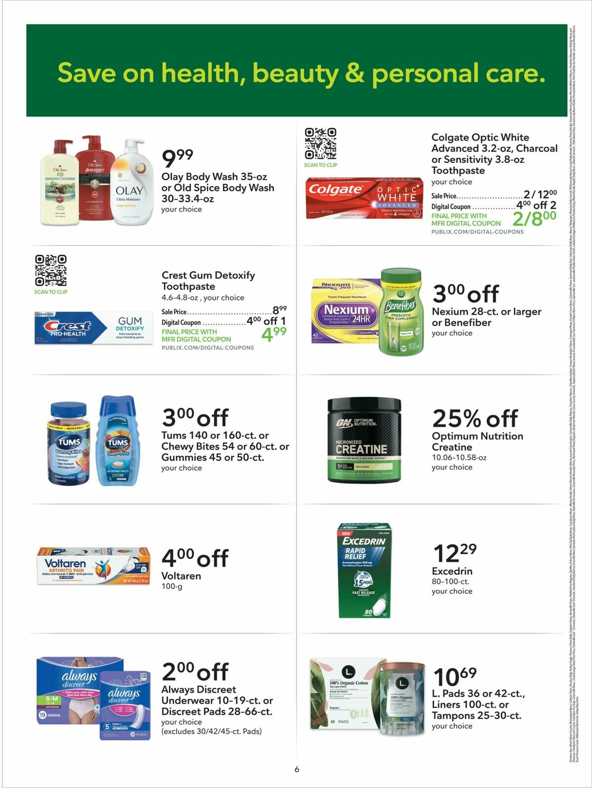 Publix Extra Savings Weekly Ad from August 26