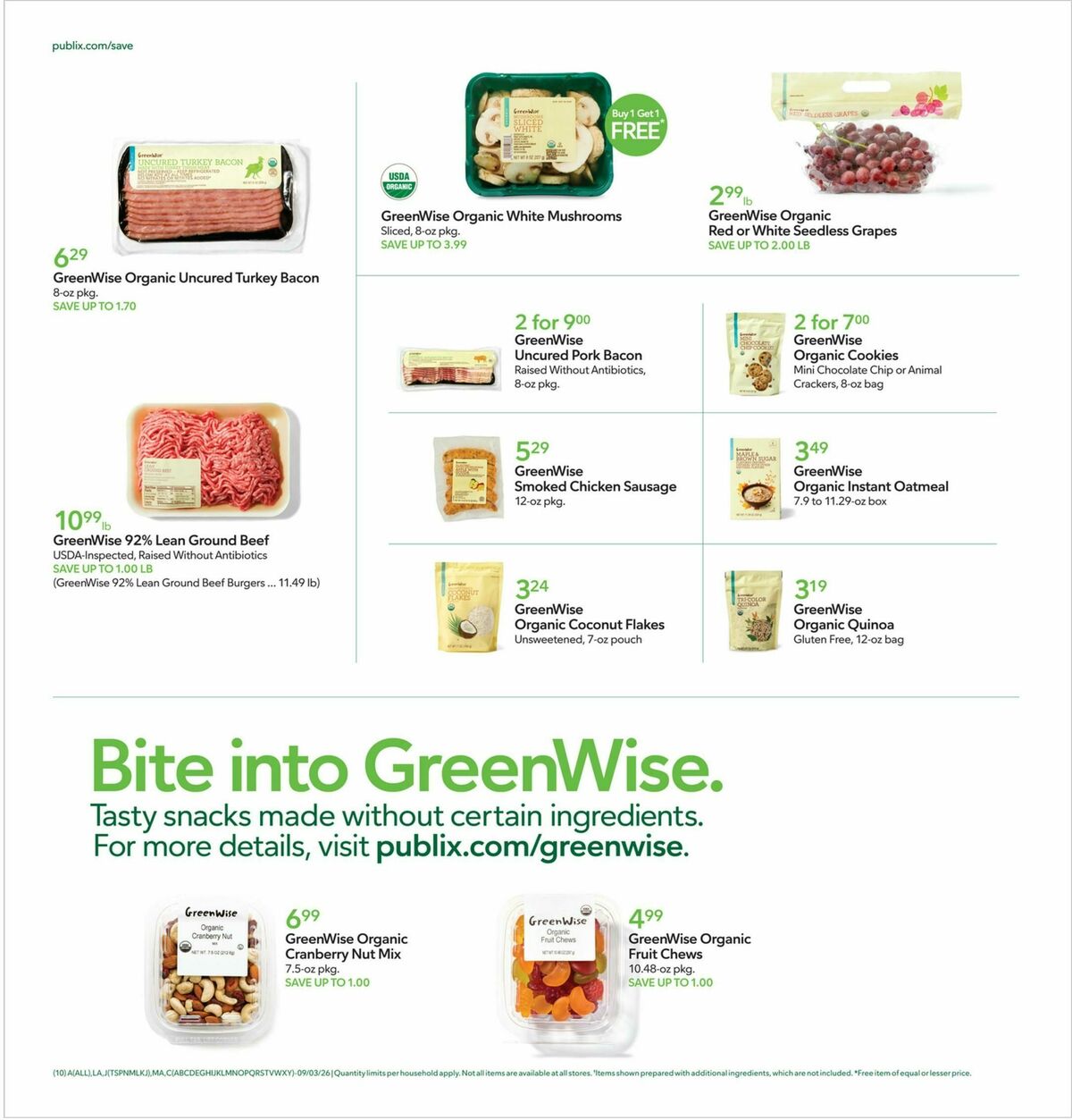 Publix Weekly Ad from September 2
