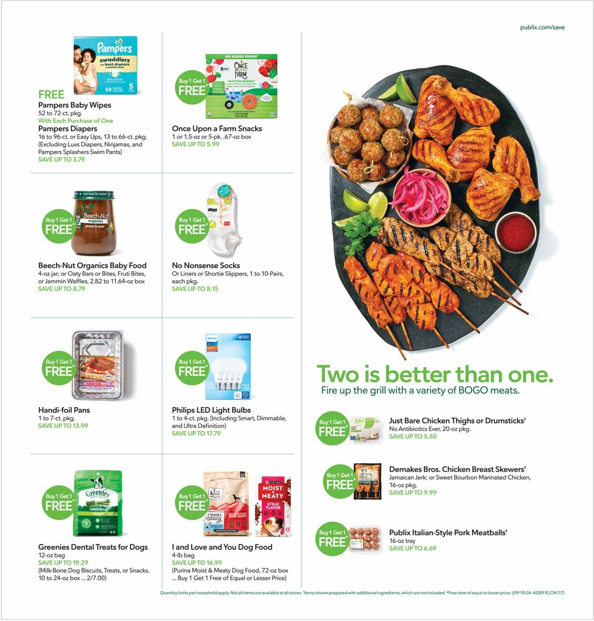 Publix Weekly Ad from September 9