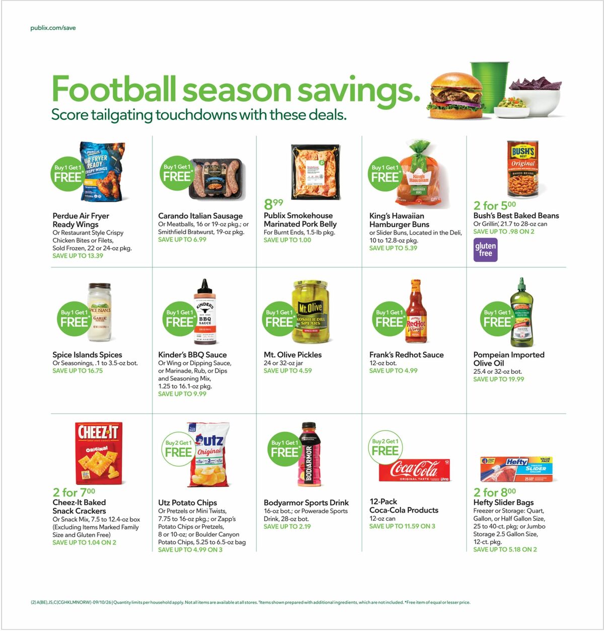 Publix Weekly Ad from September 9