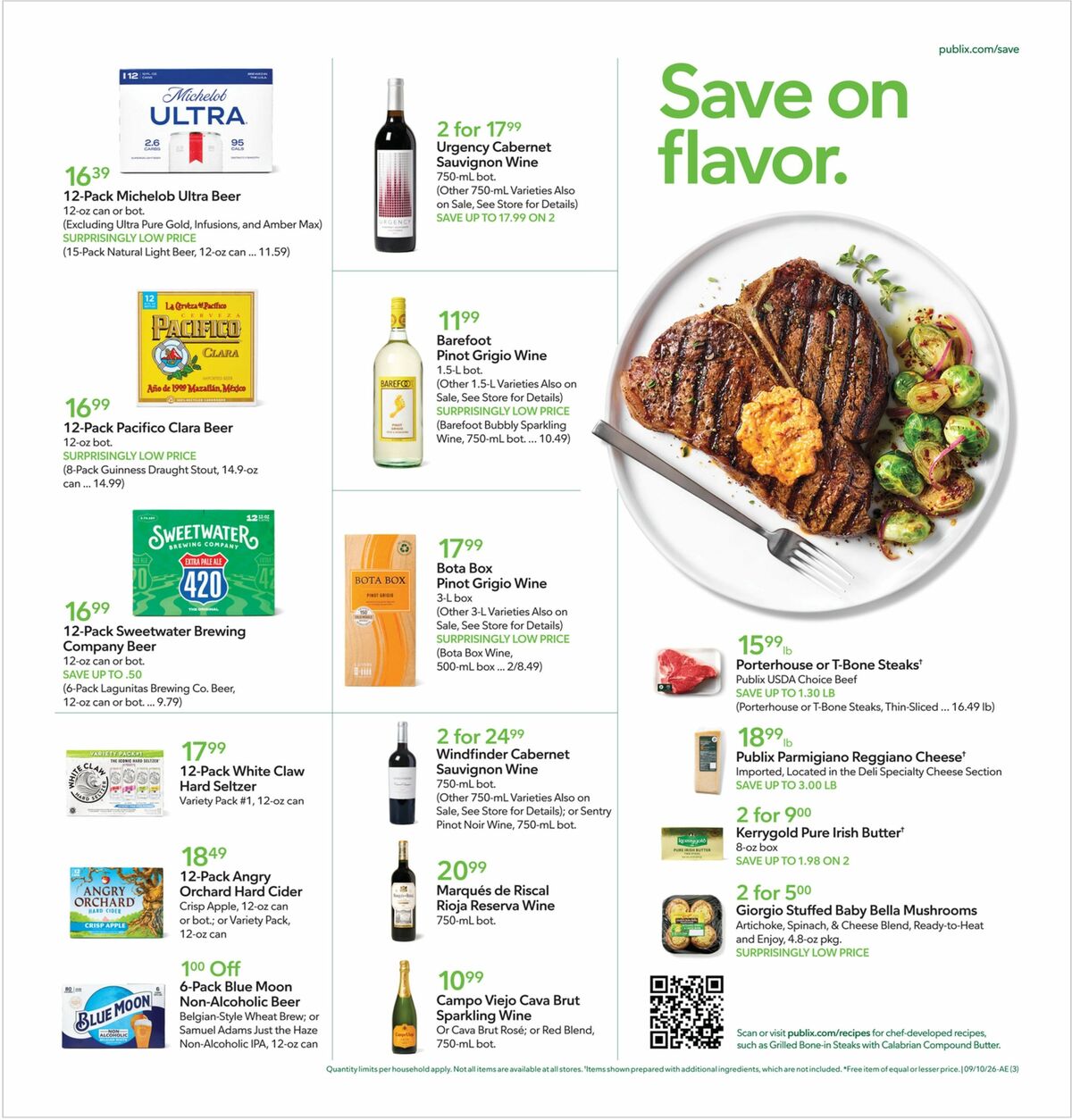 Publix Weekly Ad from September 9
