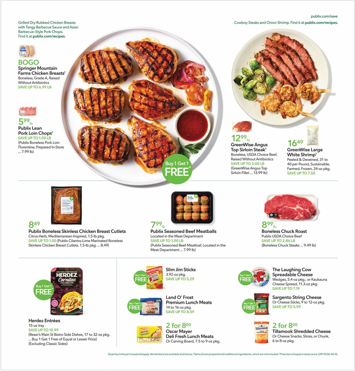 Publix Weekly Ad from September 9