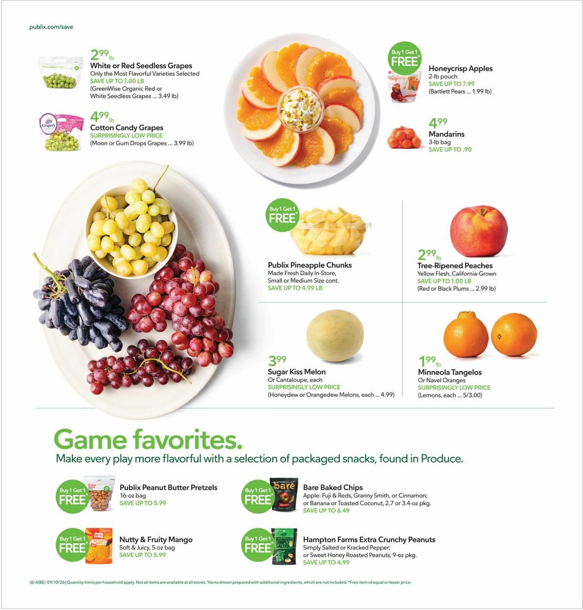 Publix Weekly Ad from September 9