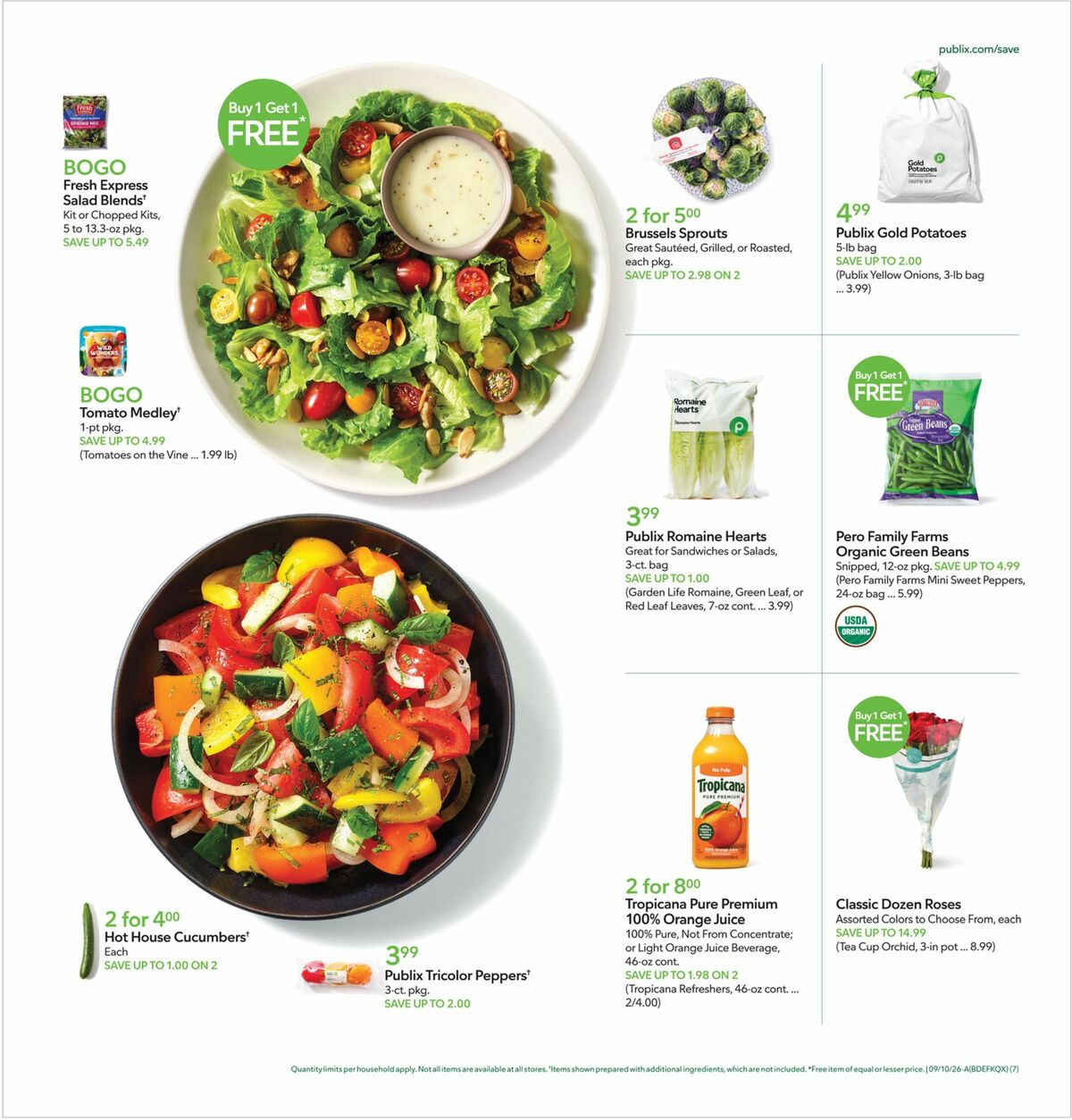 Publix Weekly Ad from September 9