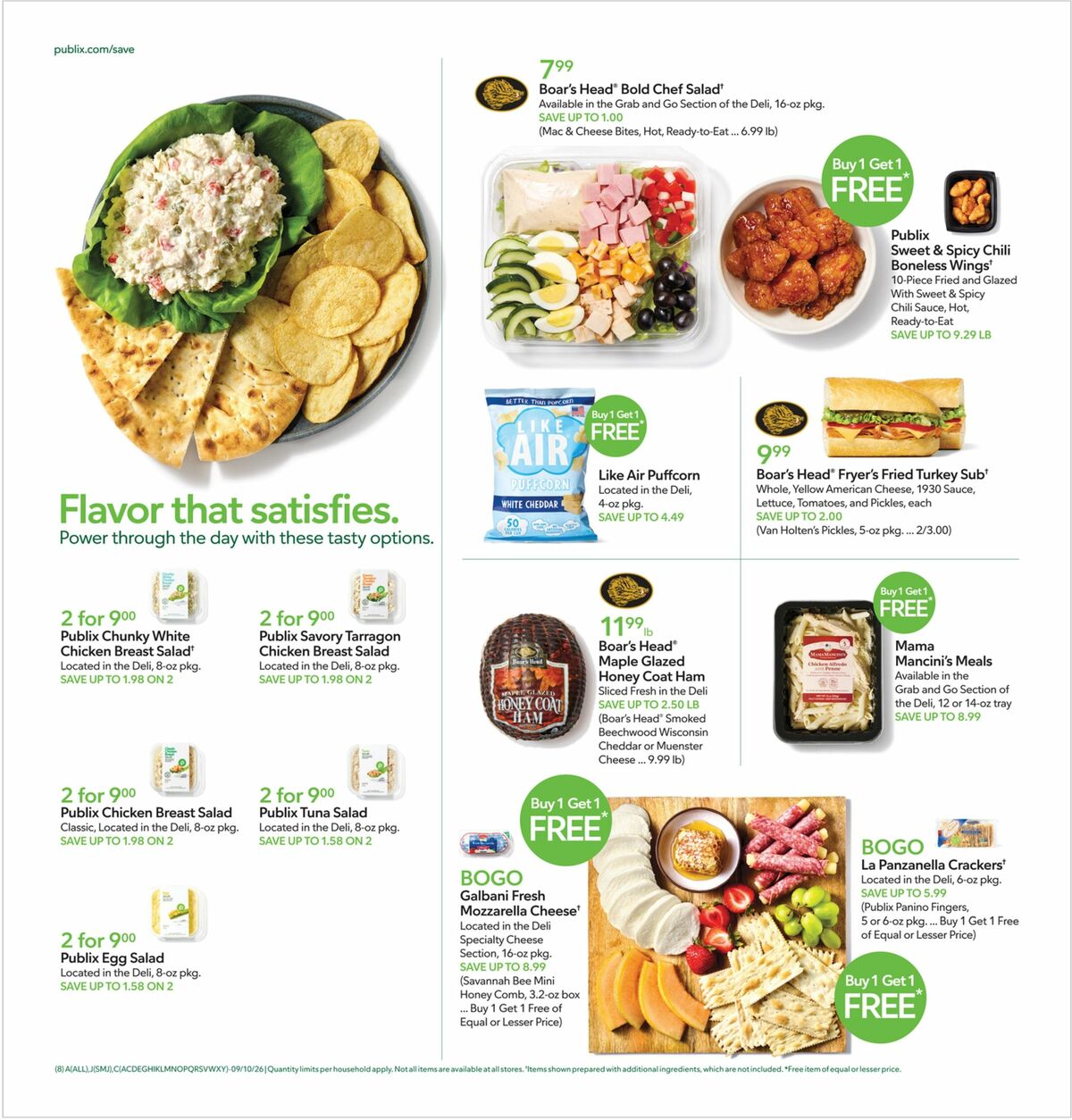 Publix Weekly Ad from September 9