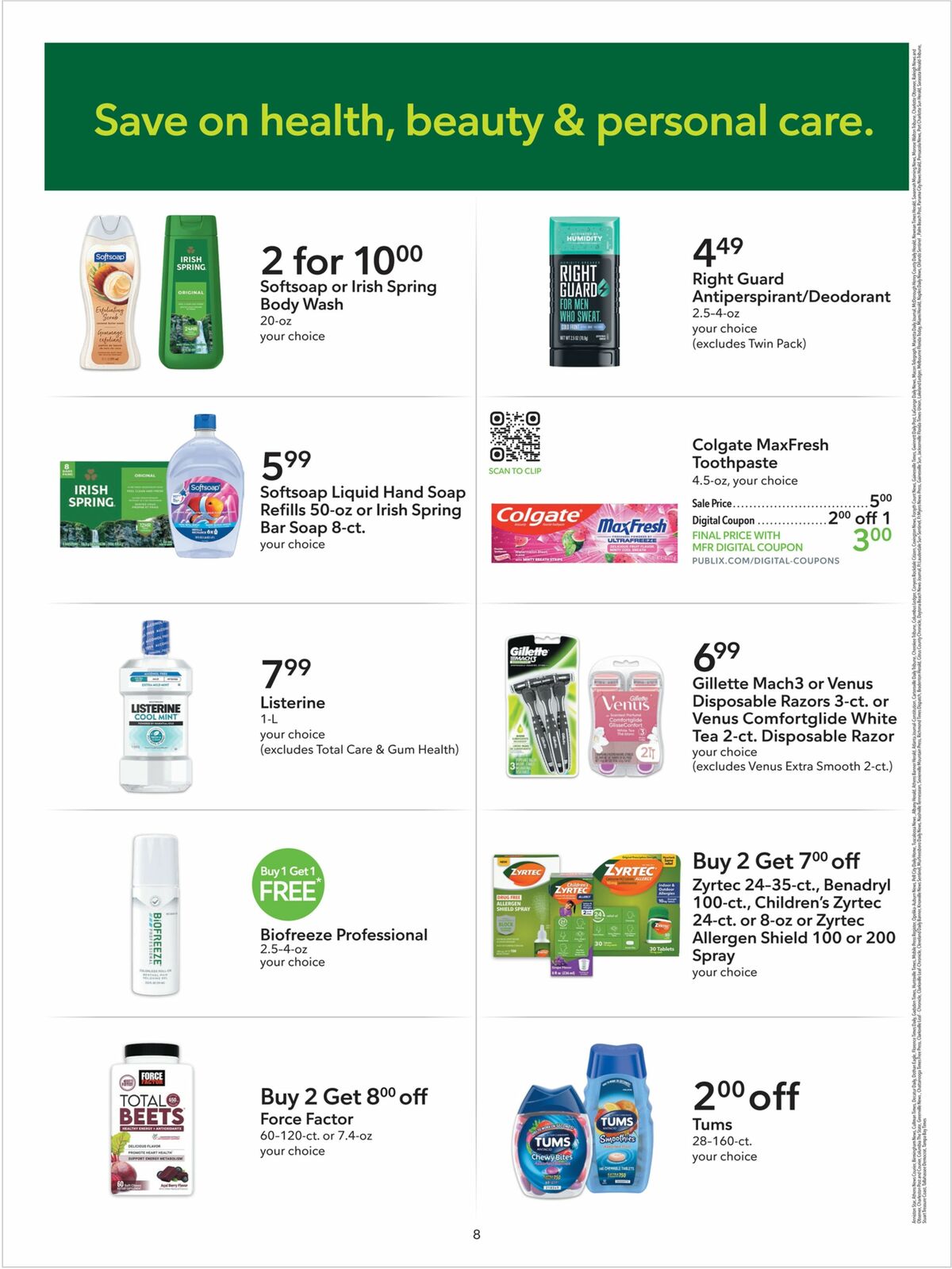 Publix Extra Savings Weekly Ad from September 9