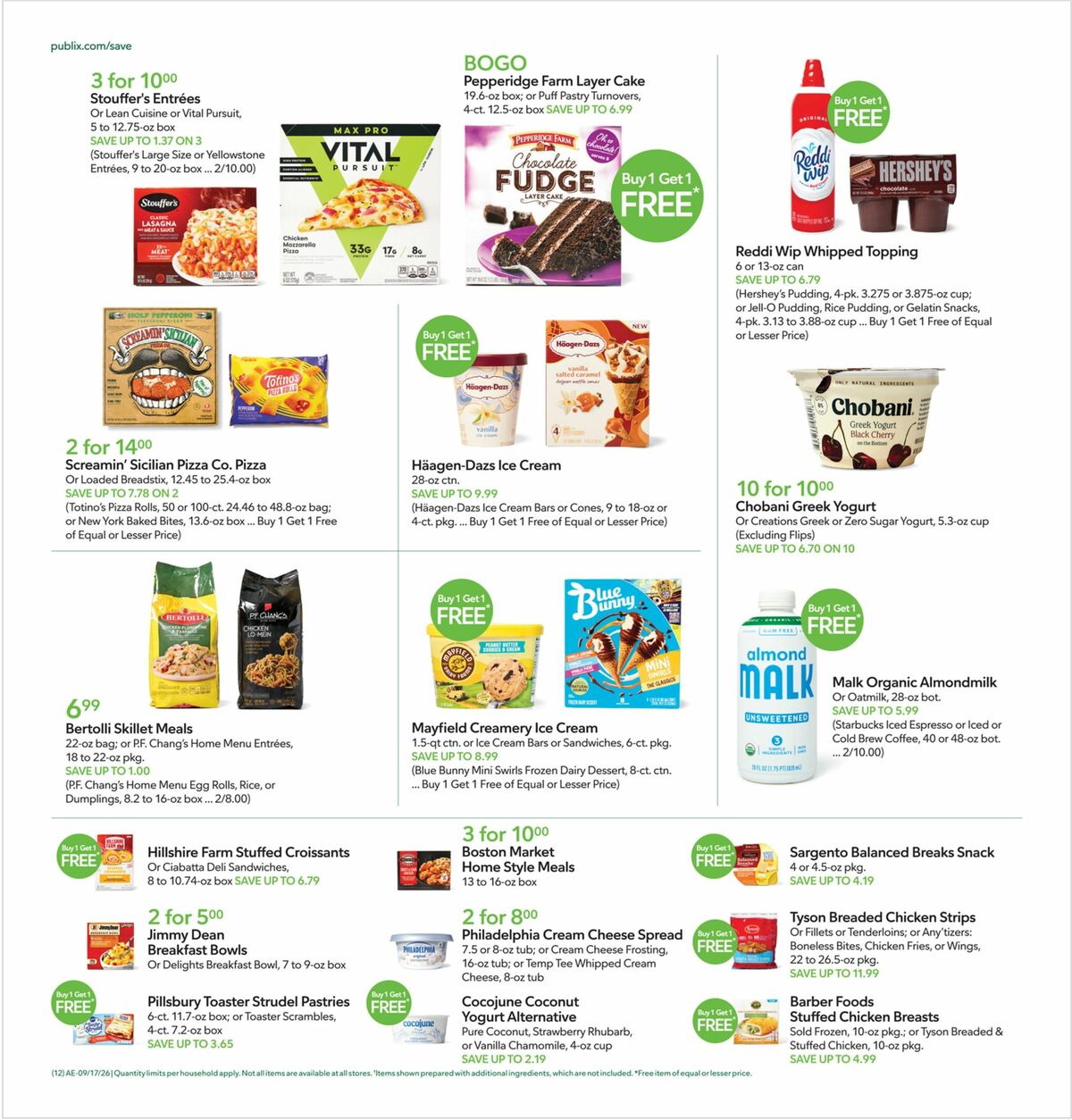 Publix Weekly Ad from September 16