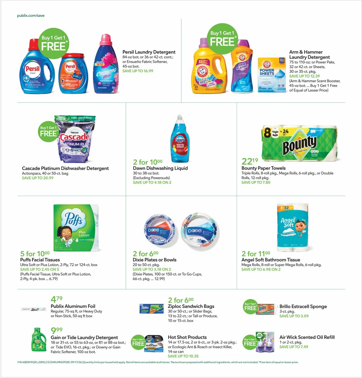 Publix Weekly Ad from September 16