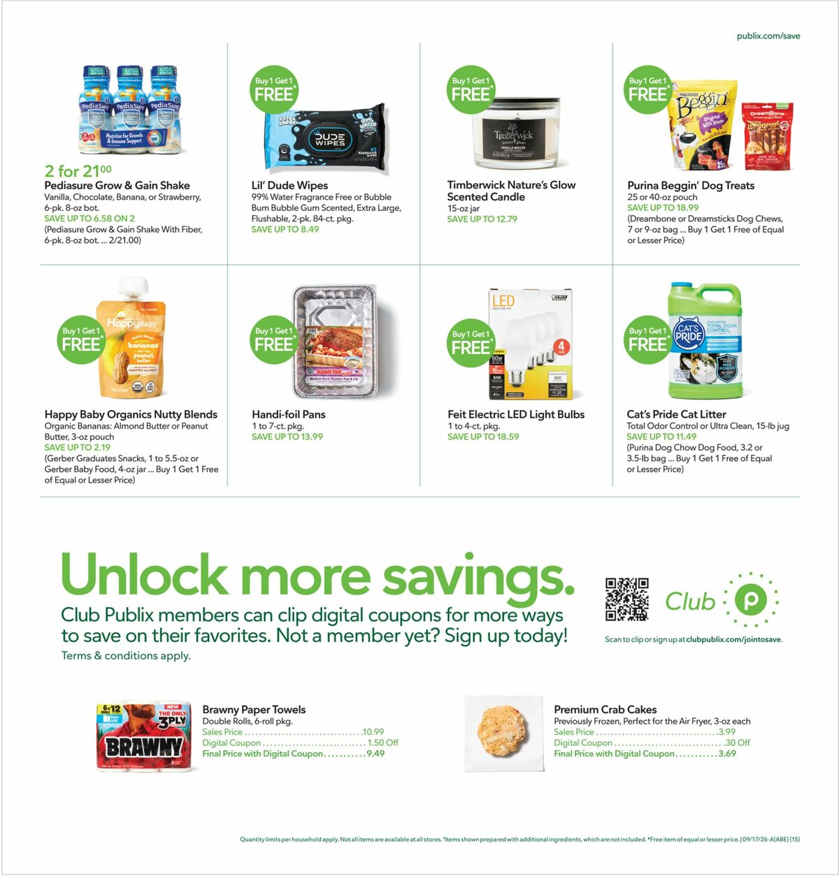Publix Weekly Ad from September 16