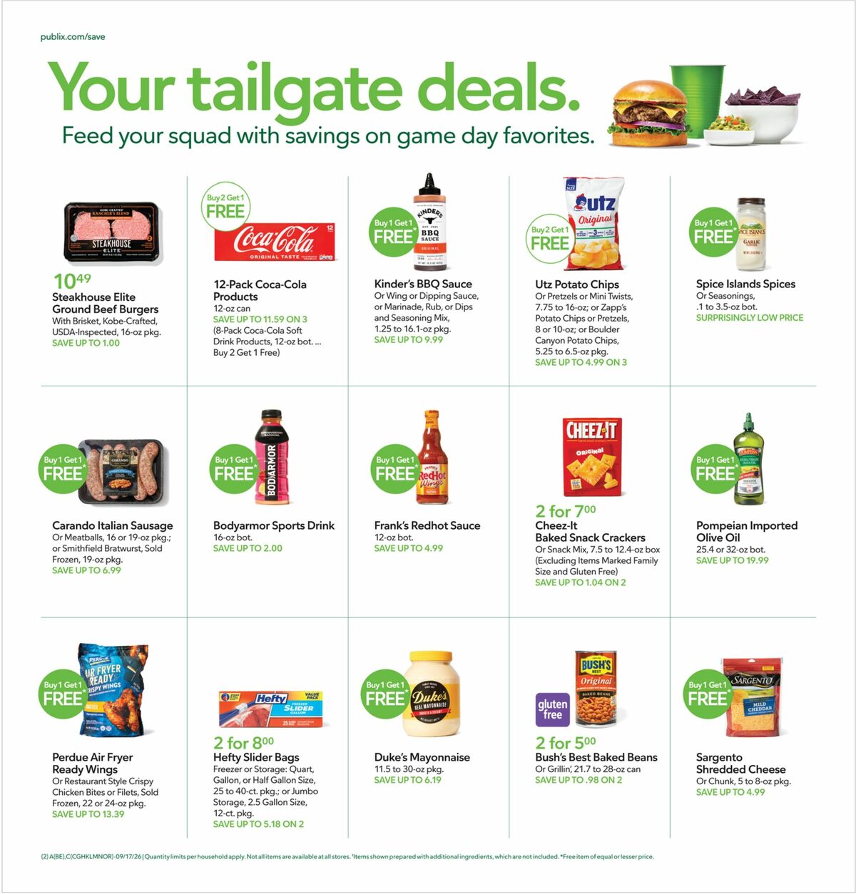 Publix Weekly Ad from September 16