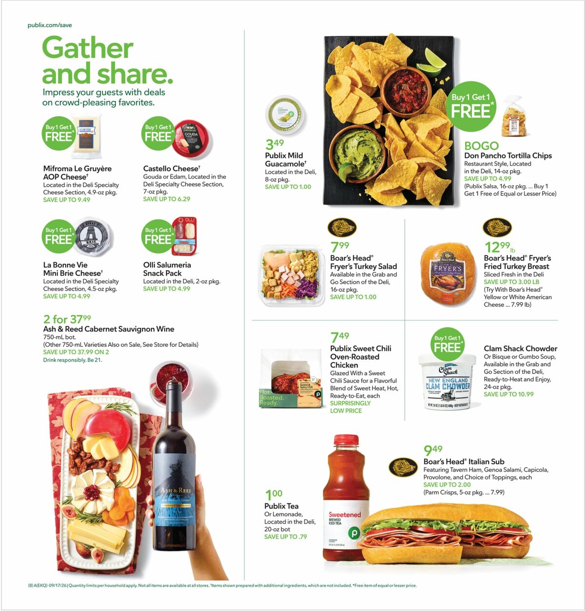Publix Weekly Ad from September 16