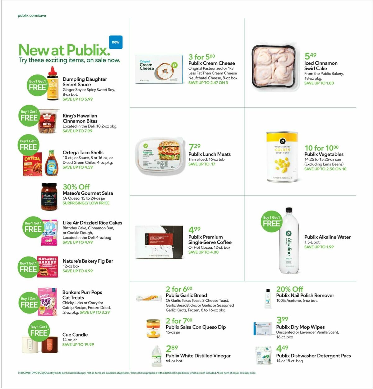 Publix Weekly Ad from September 23