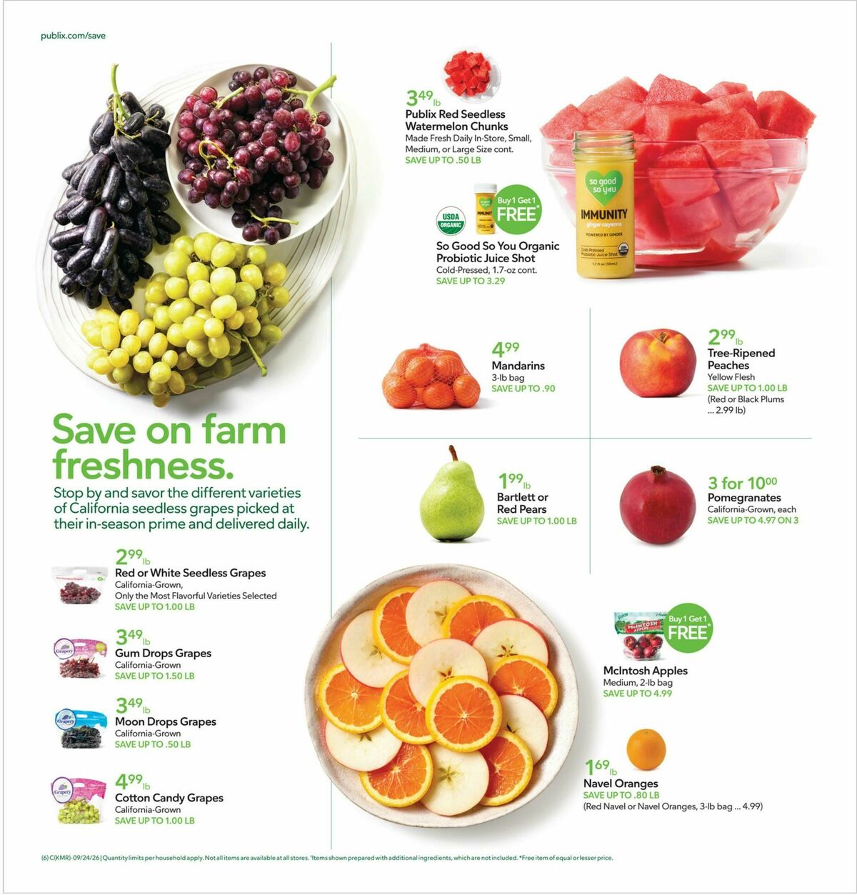 Publix Weekly Ad from September 23