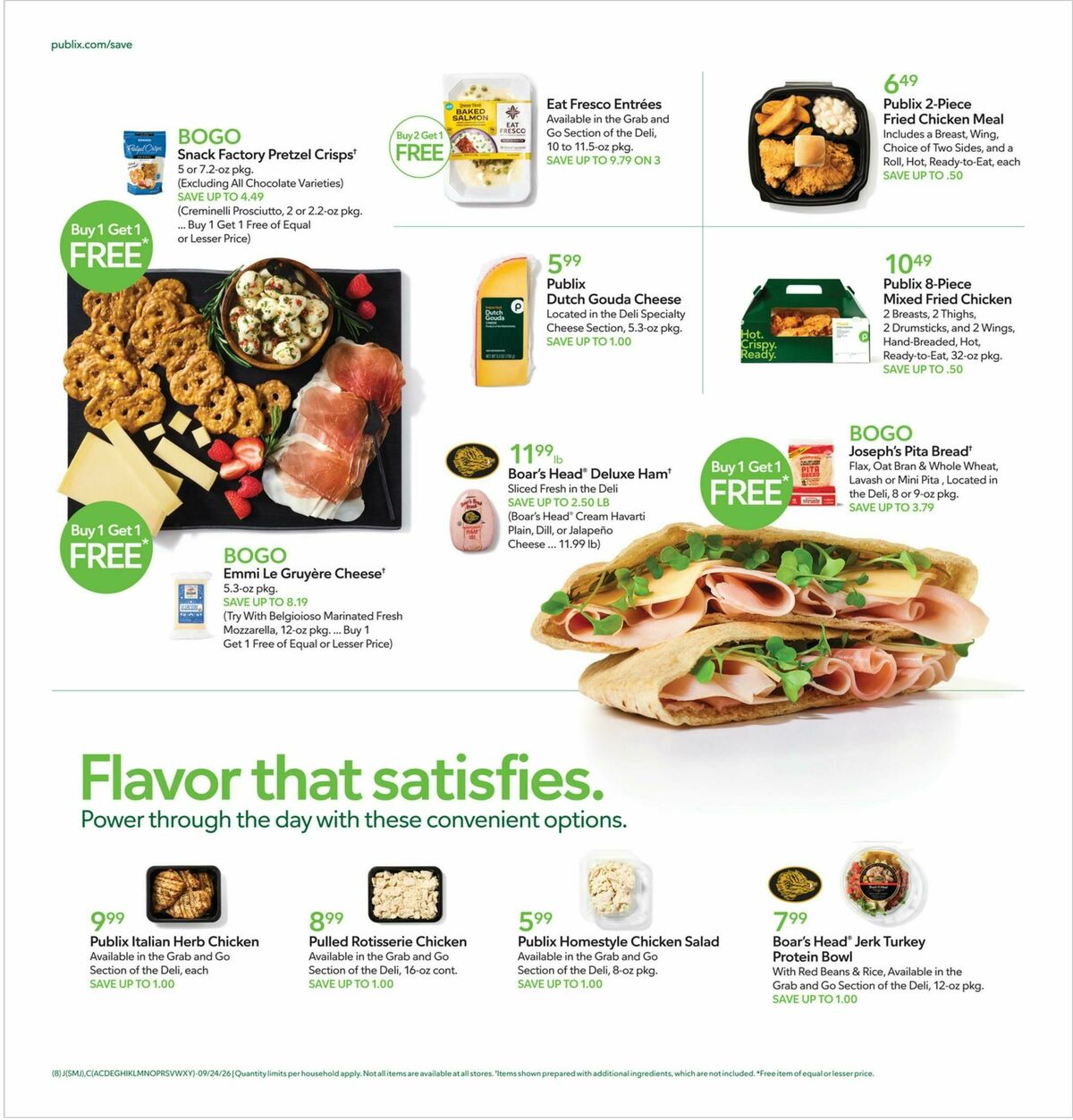 Publix Weekly Ad from September 23
