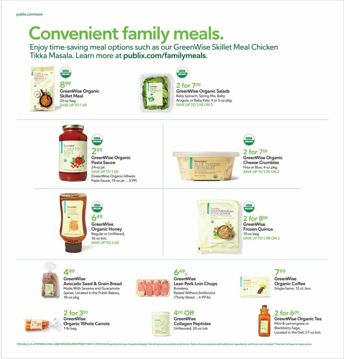 Publix Weekly Ad from September 23