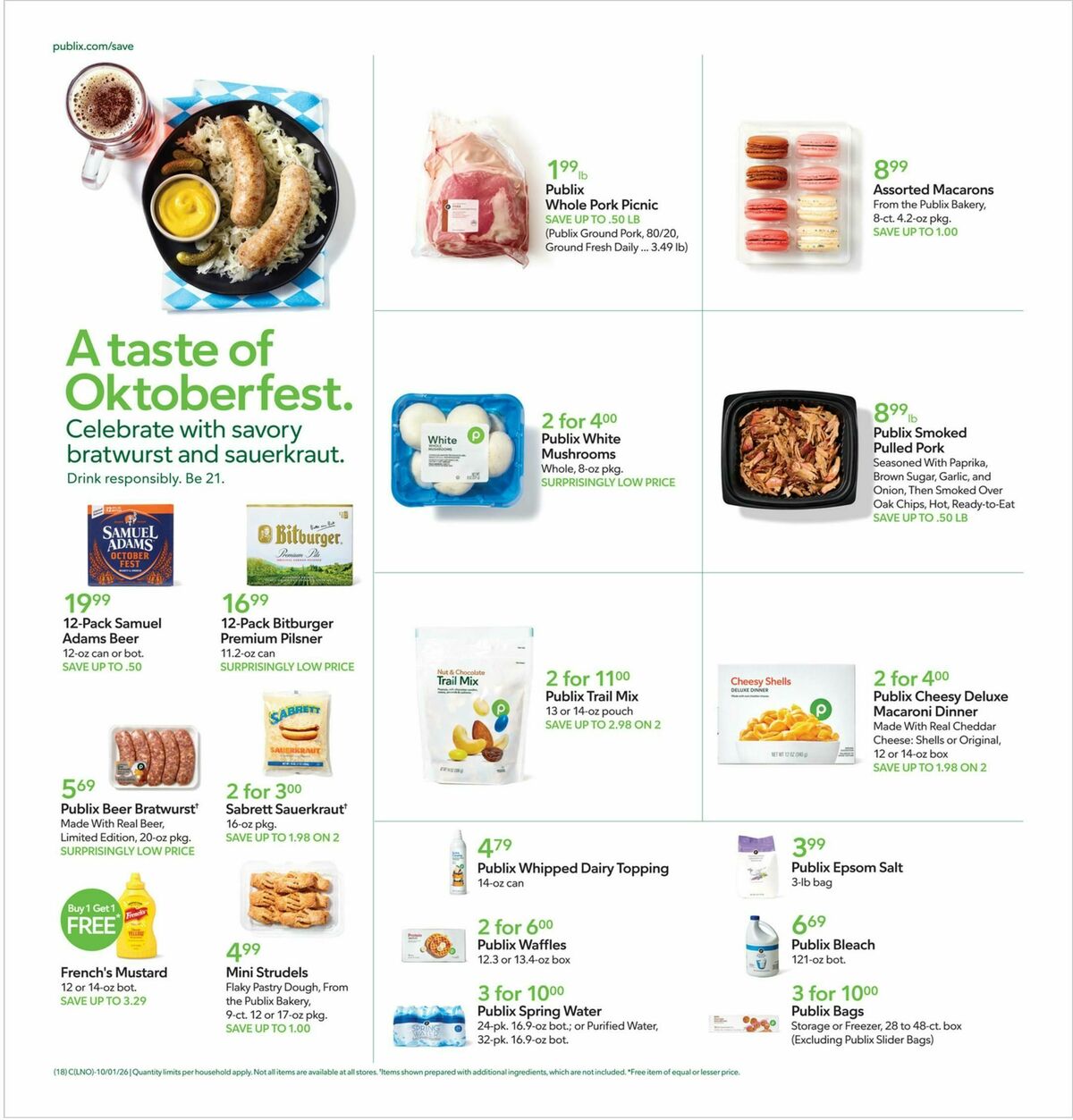 Publix Weekly Ad from September 30