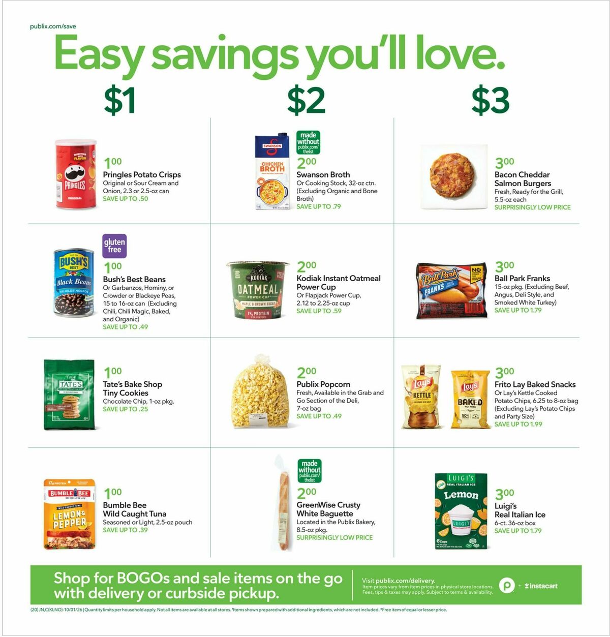 Publix Weekly Ad from September 30