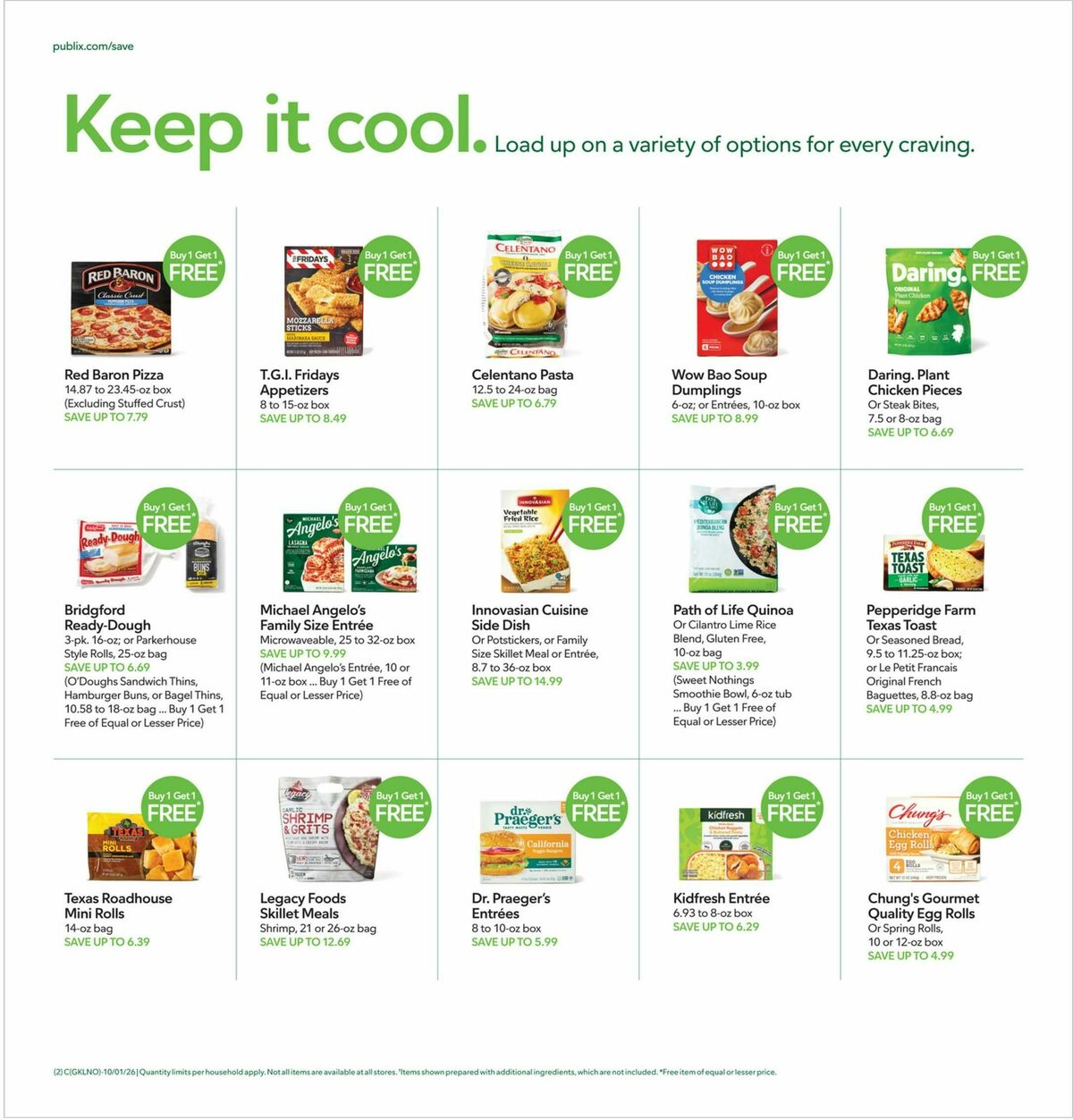 Publix Weekly Ad from September 30