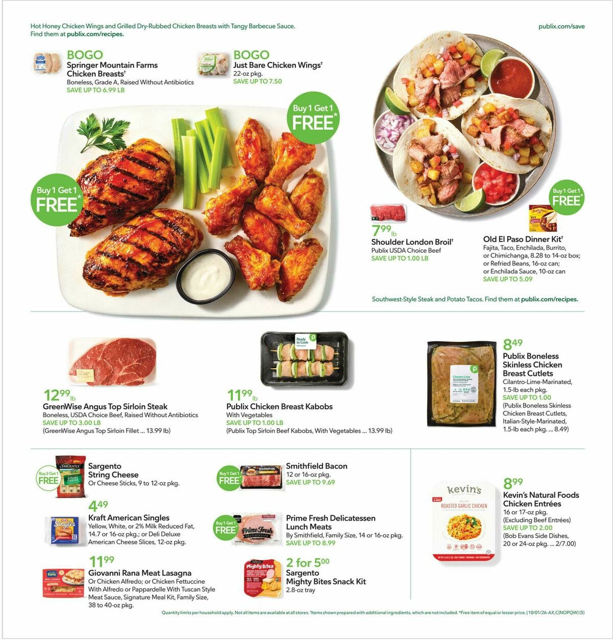 Publix Weekly Ad from September 30