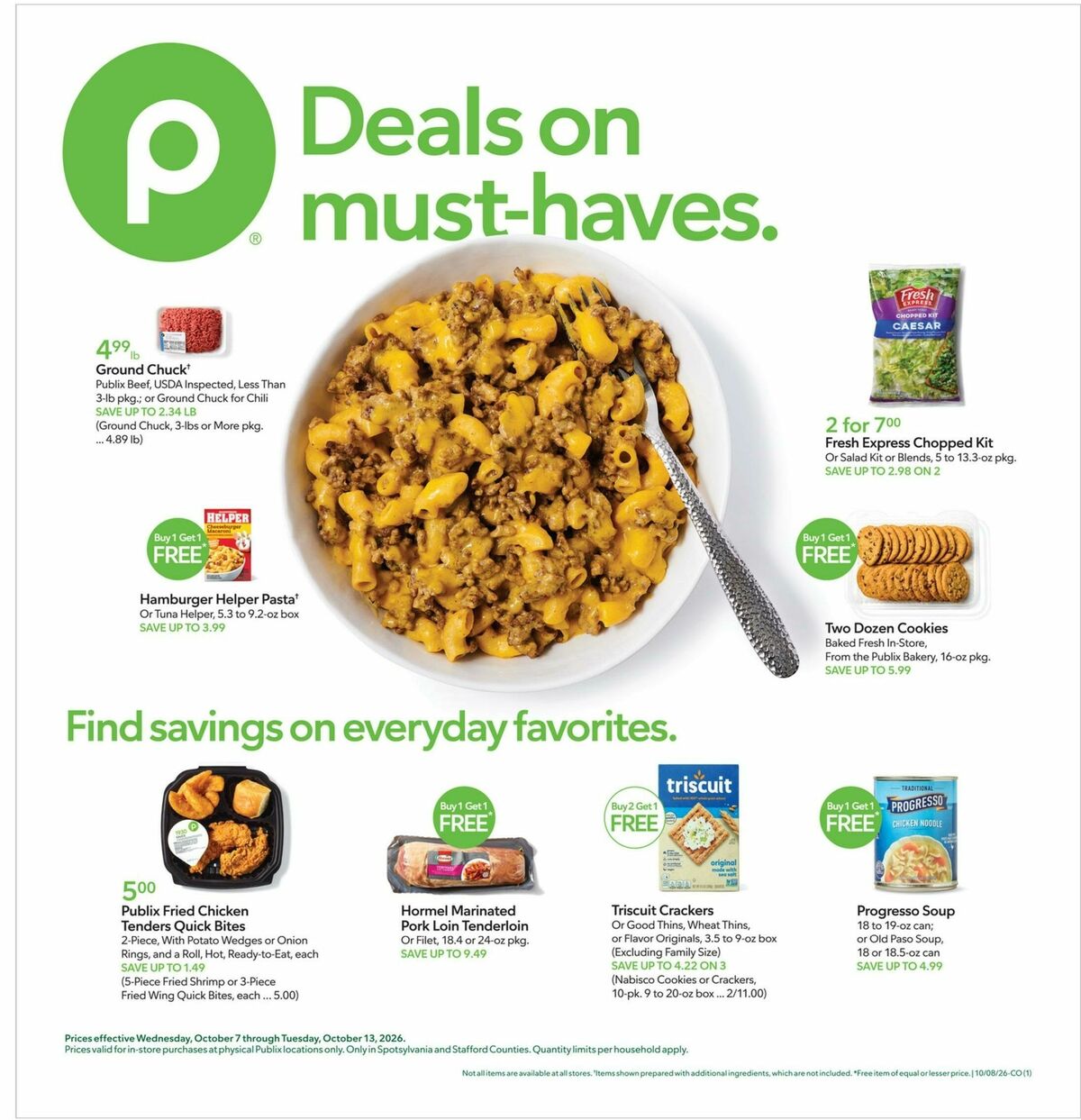 Publix Weekly Ad from October 7