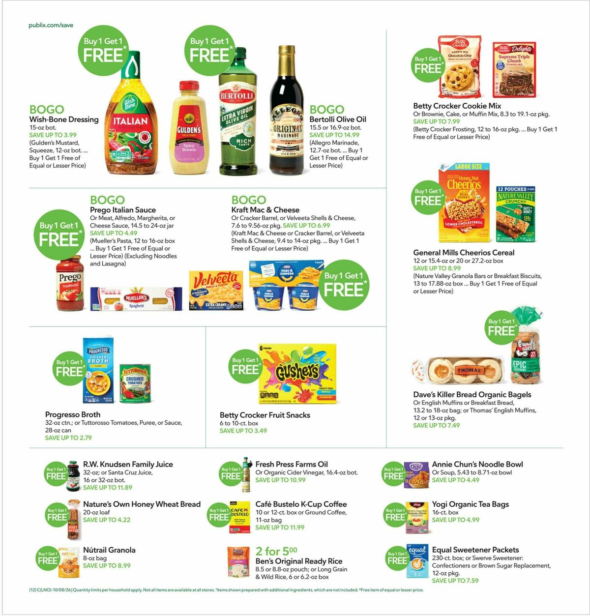 Publix Weekly Ad from October 7