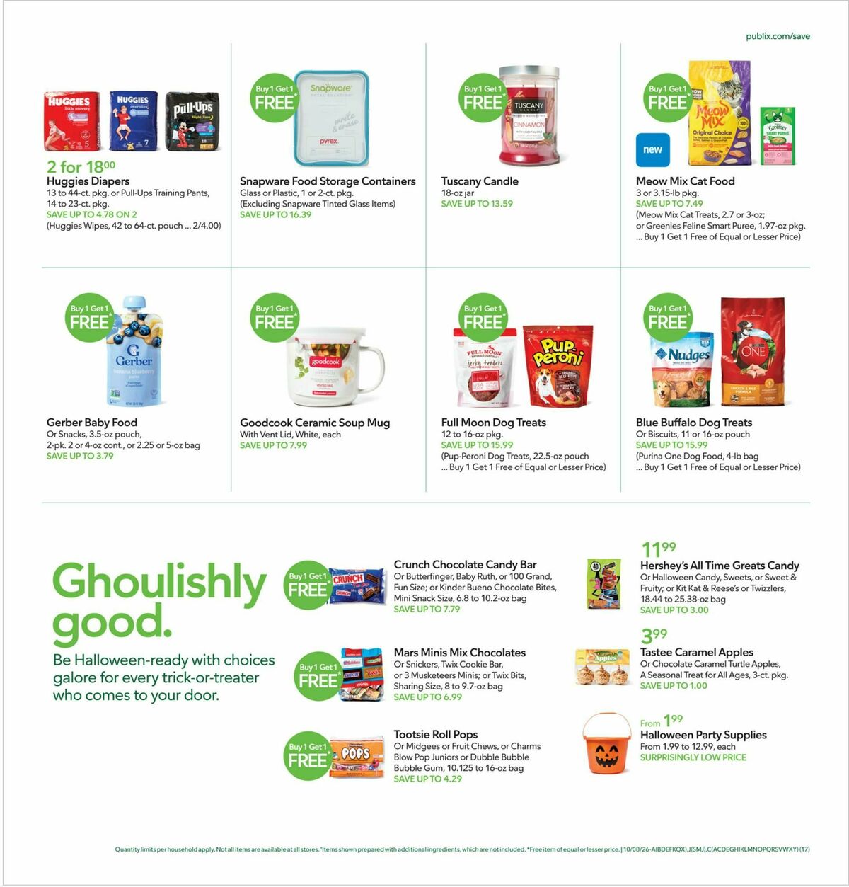 Publix Weekly Ad from October 7