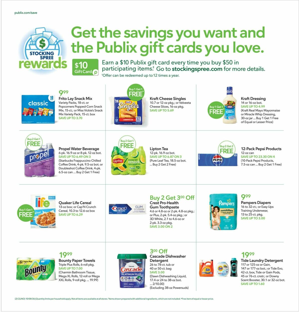 Publix Weekly Ad from October 7
