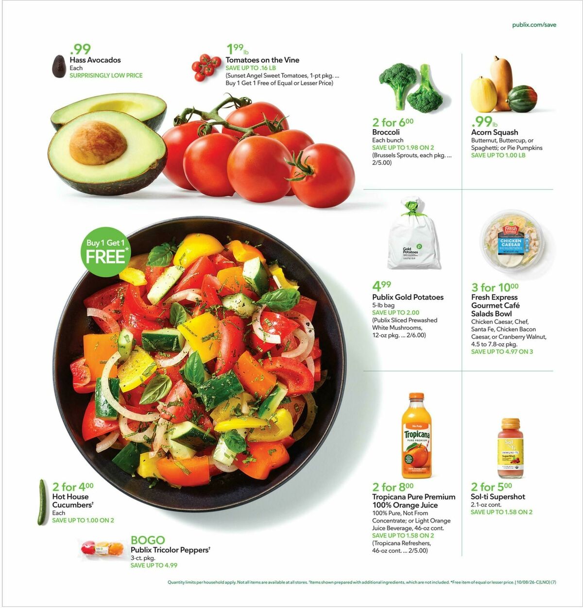 Publix Weekly Ad from October 7