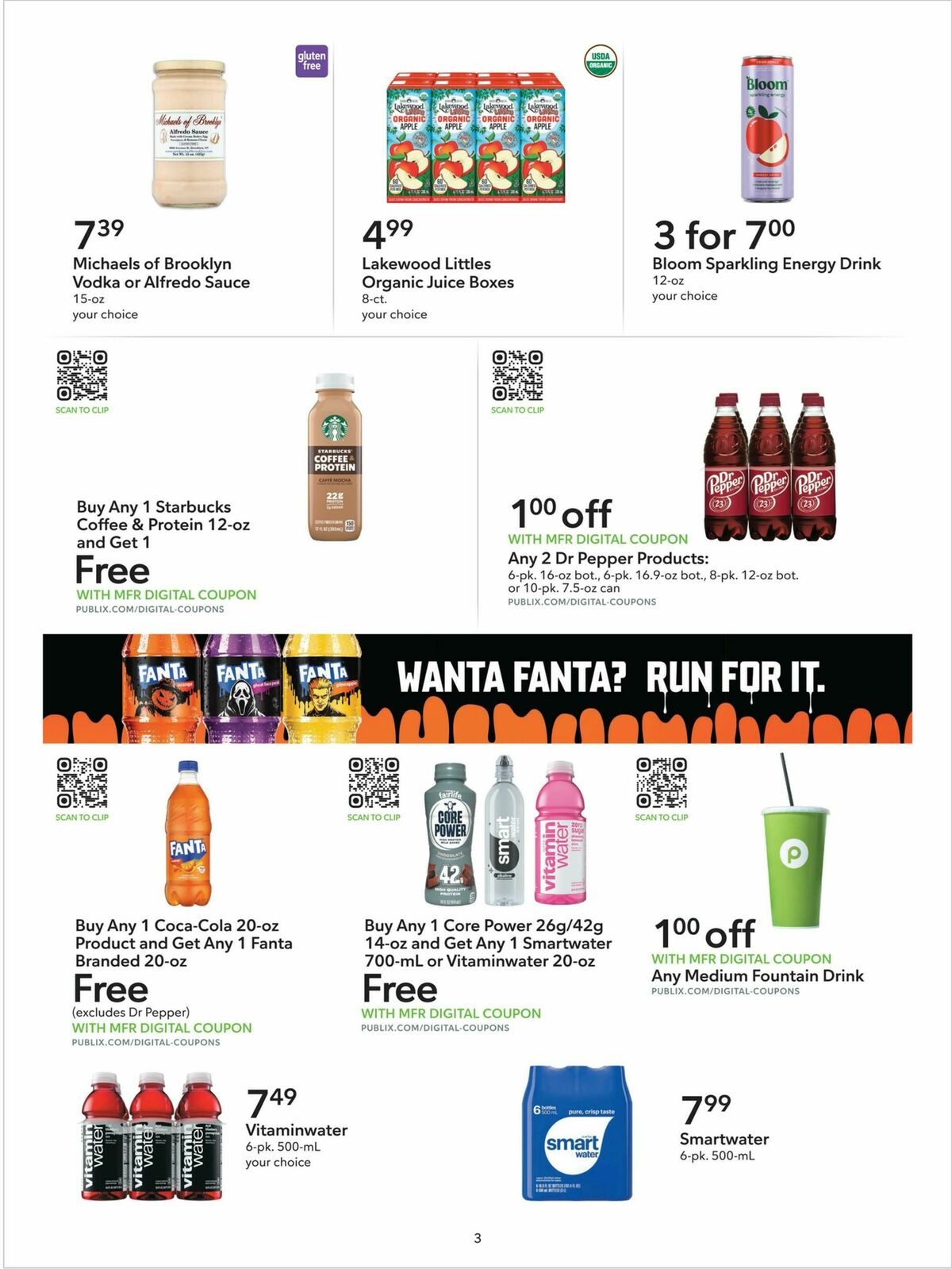 Publix Extra Savings Weekly Ad from October 7