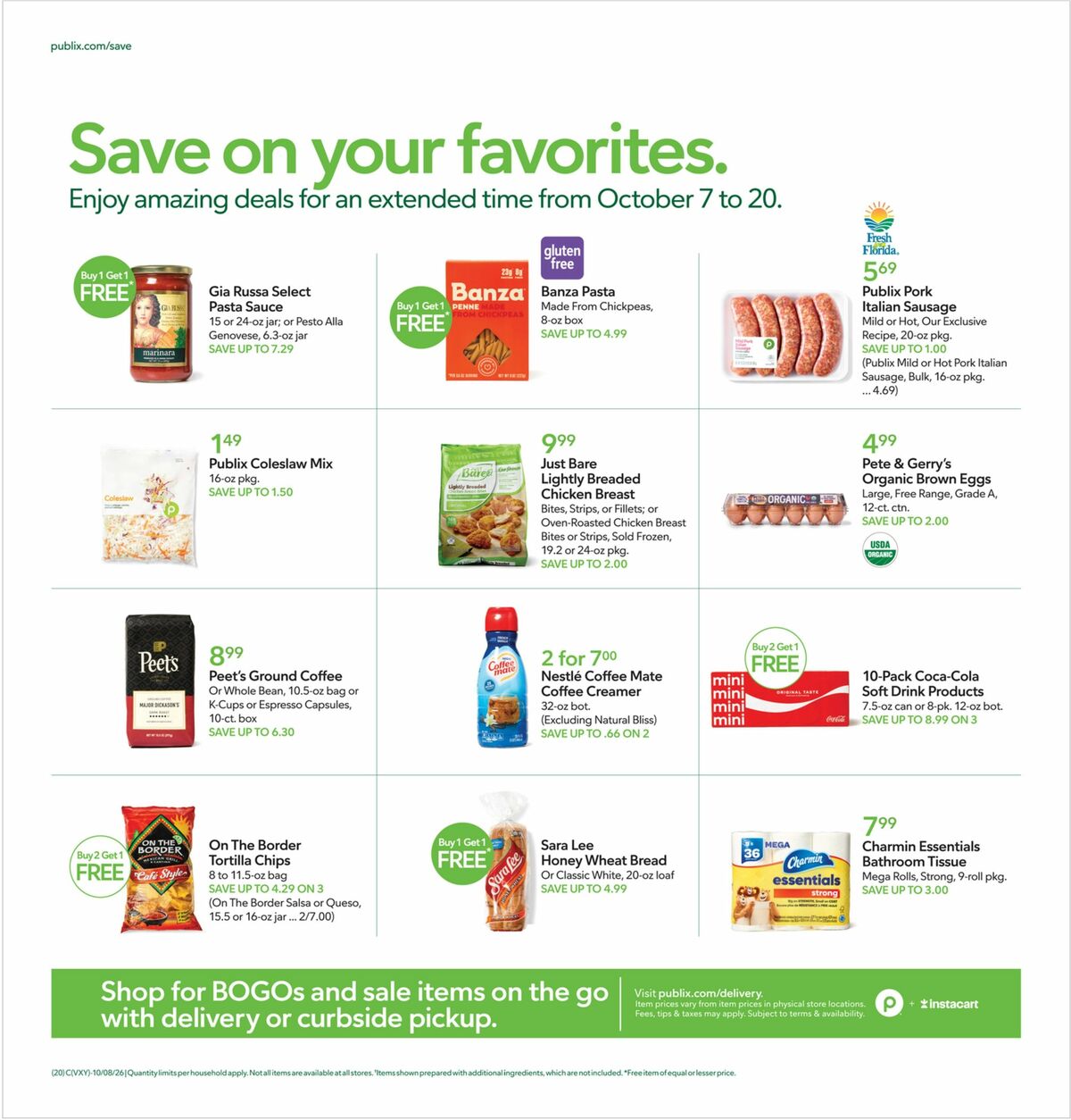 Publix Weekly Ad from October 14