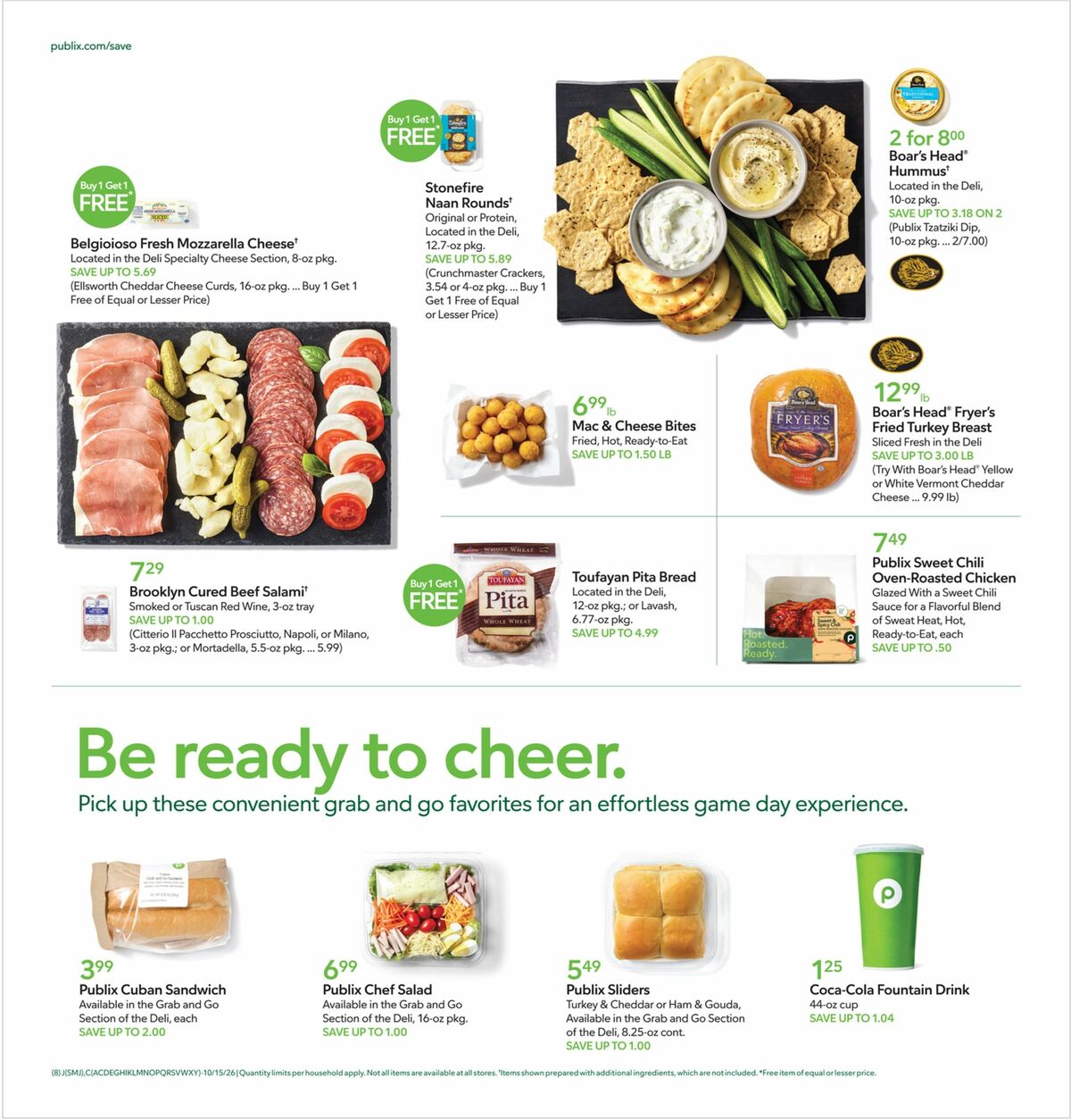 Publix Weekly Ad from October 14
