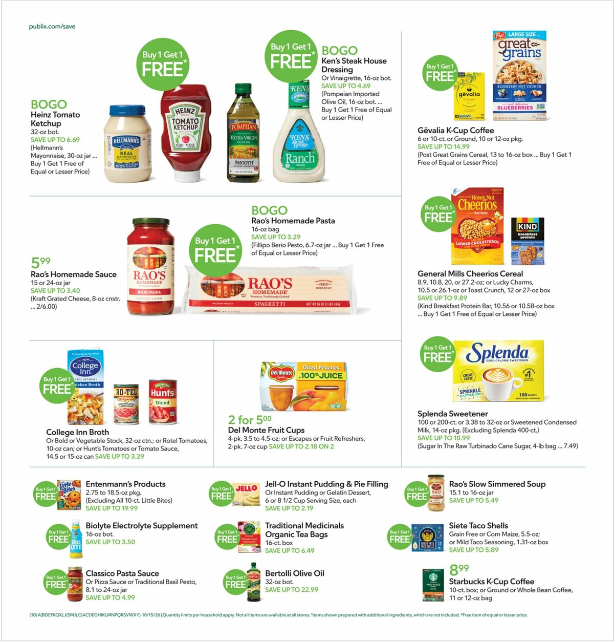 Publix Weekly Ad from October 14