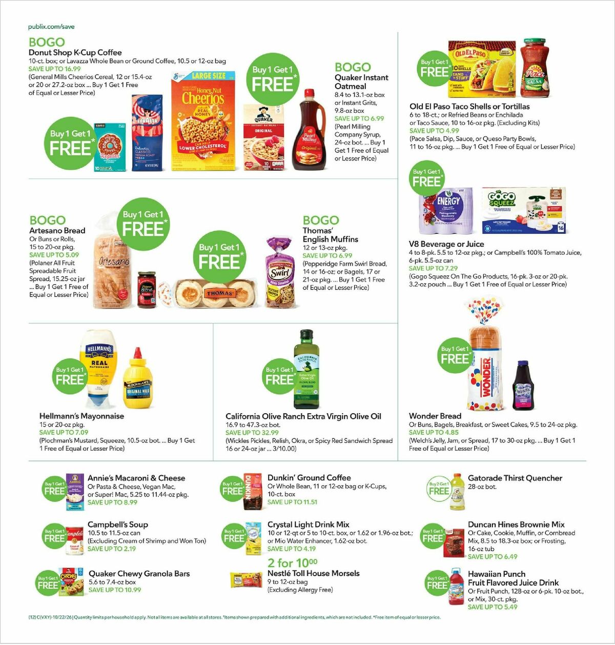 Publix Weekly Ad from October 21