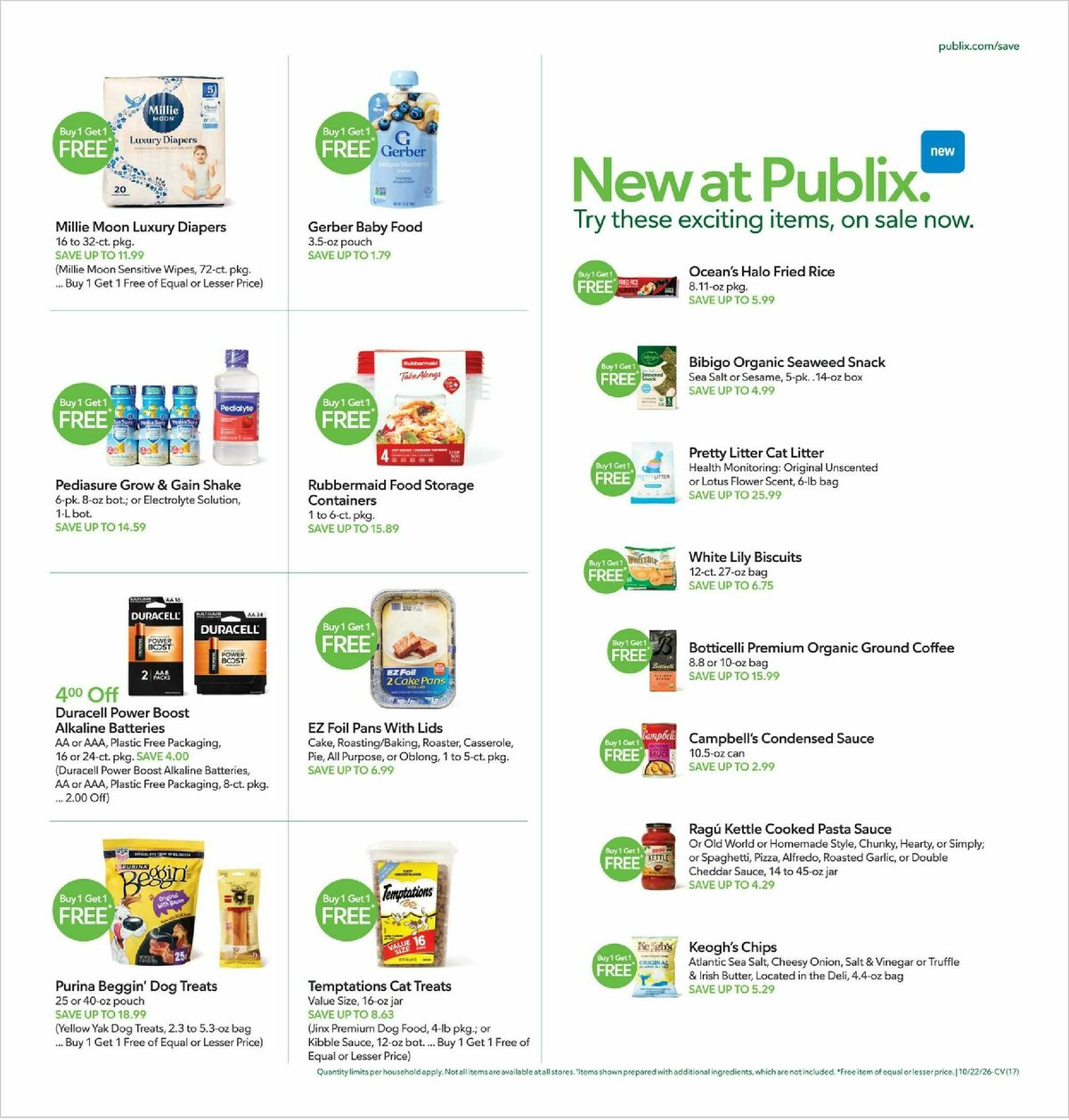 Publix Weekly Ad from October 21