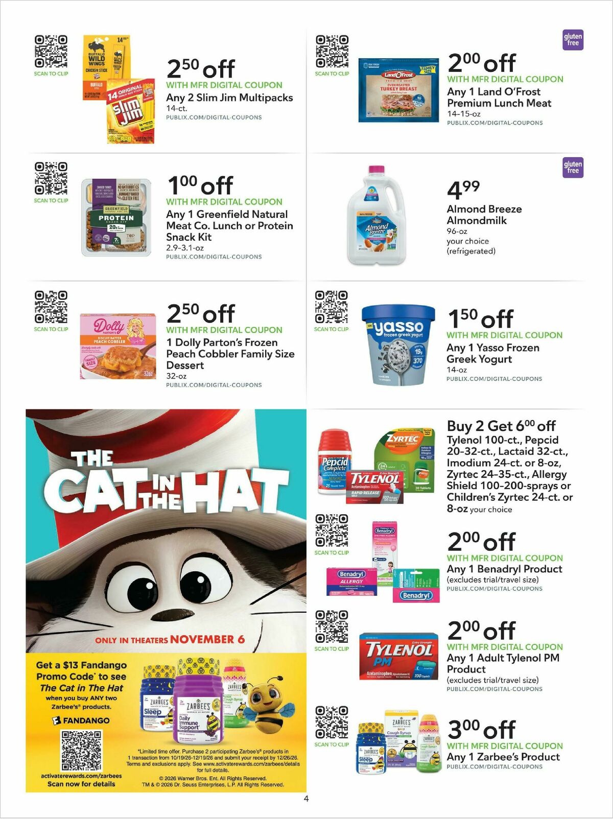 Publix Extra Savings Weekly Ad from October 21