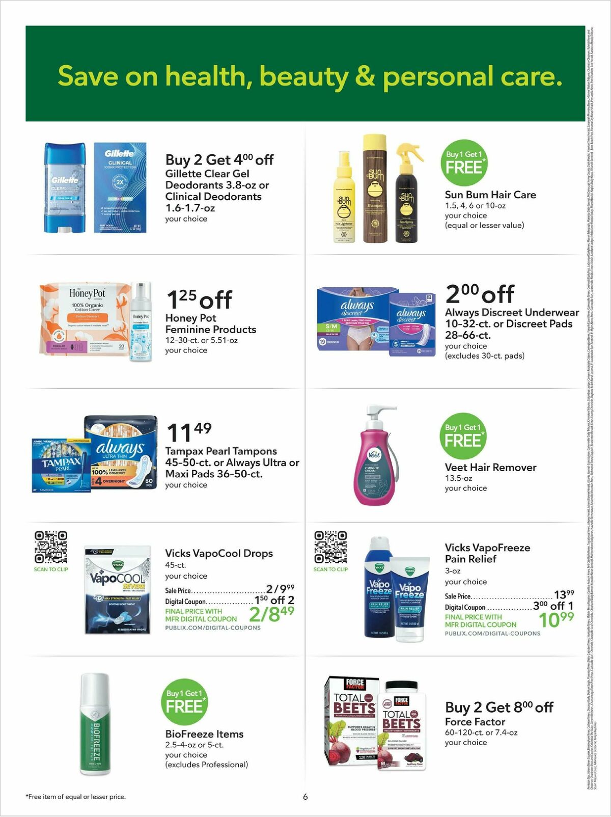 Publix Extra Savings Weekly Ad from October 21