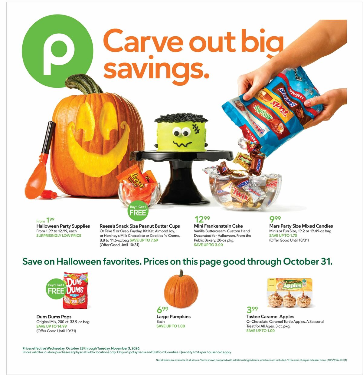 Publix Weekly Ad from October 28
