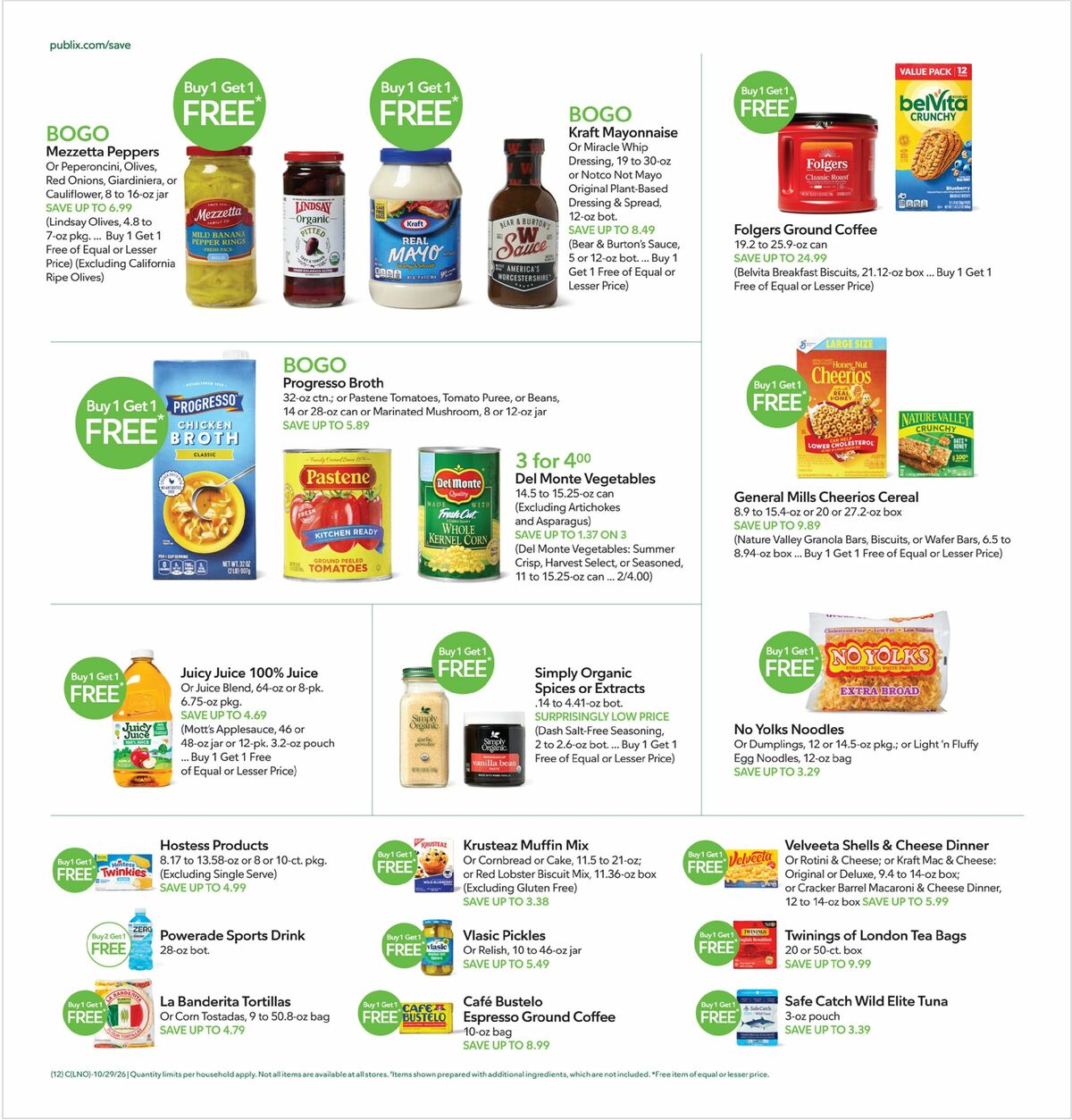 Publix Weekly Ad from October 28