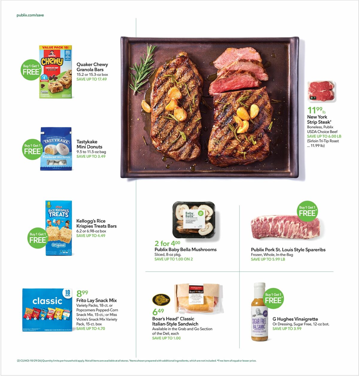 Publix Weekly Ad from October 28