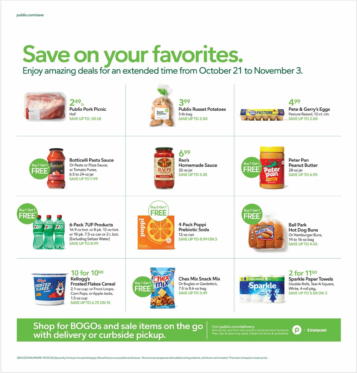 Publix Weekly Ad from October 28