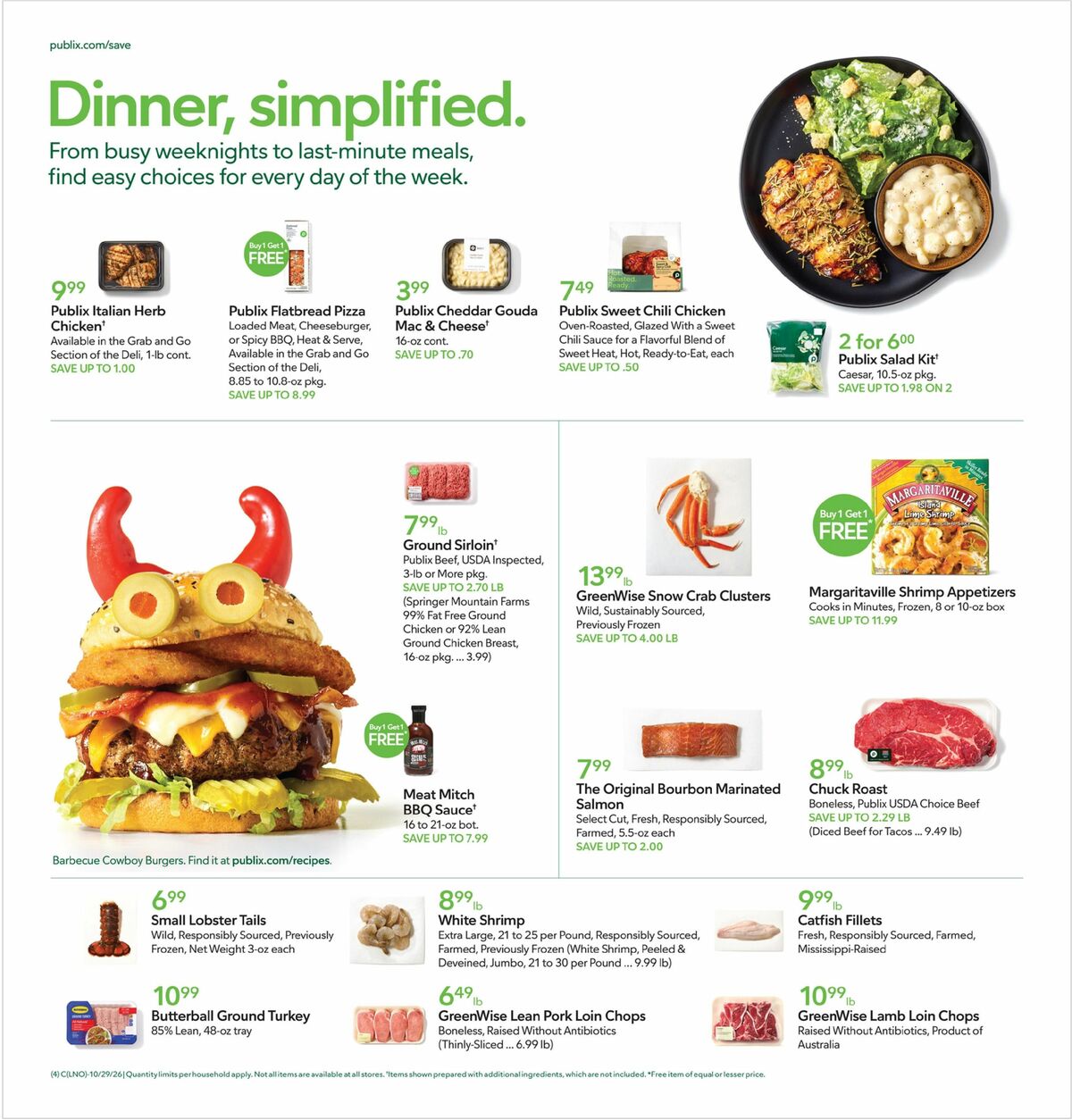 Publix Weekly Ad from October 28