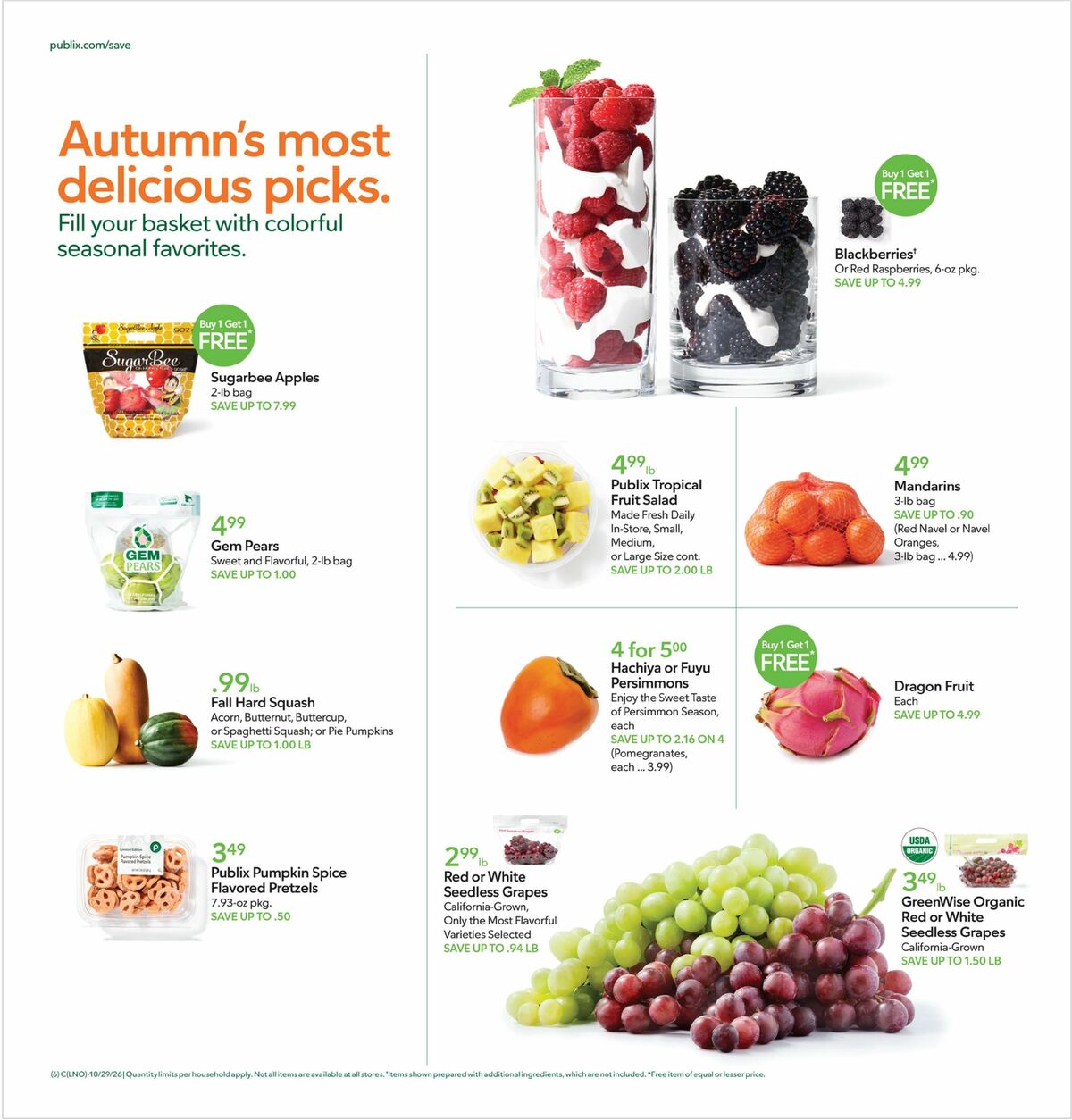 Publix Weekly Ad from October 28