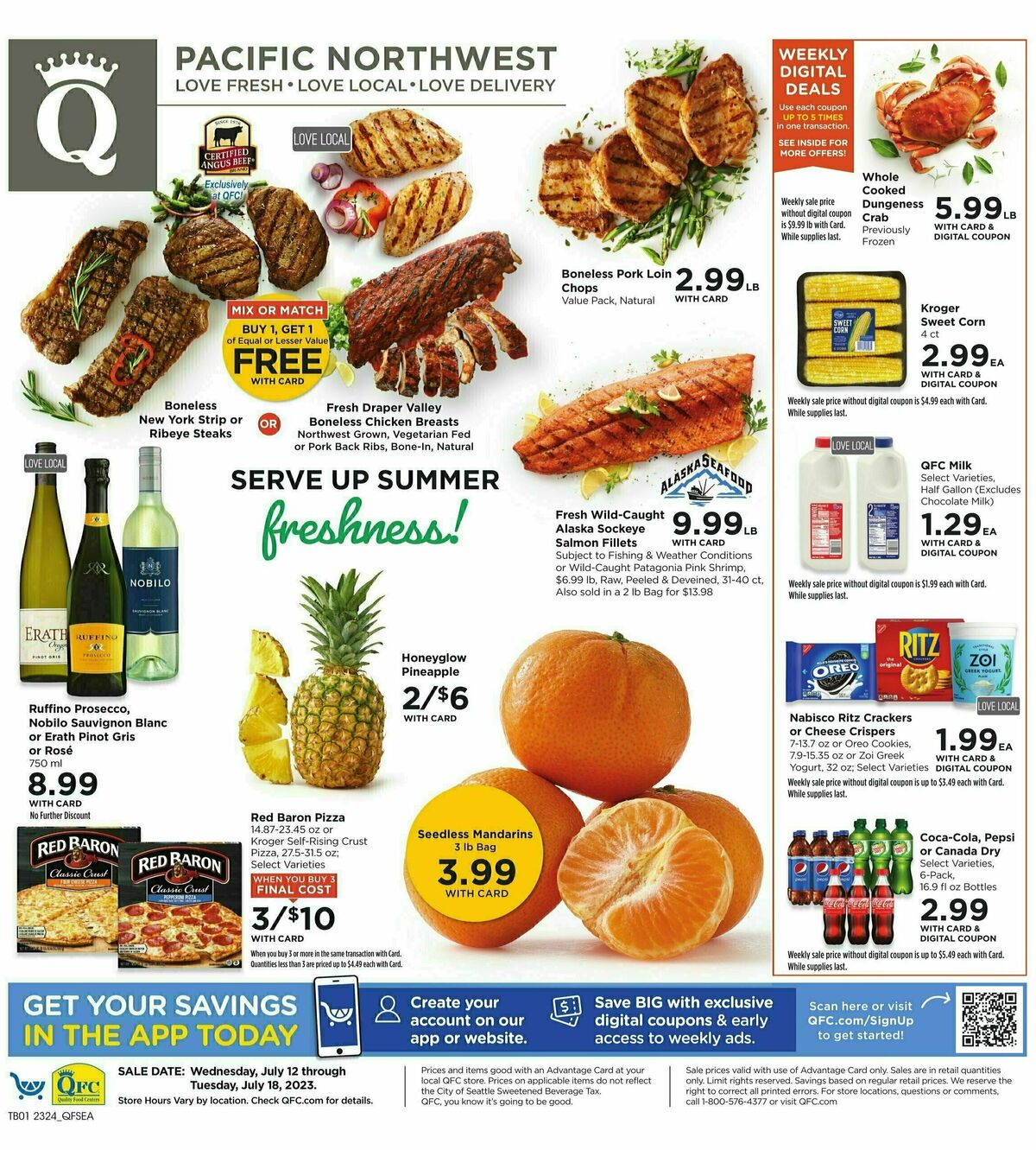 QFC Weekly Ad from July 12