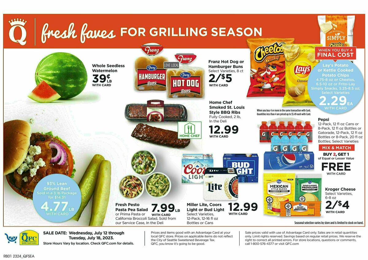 QFC Weekly Ad from July 12